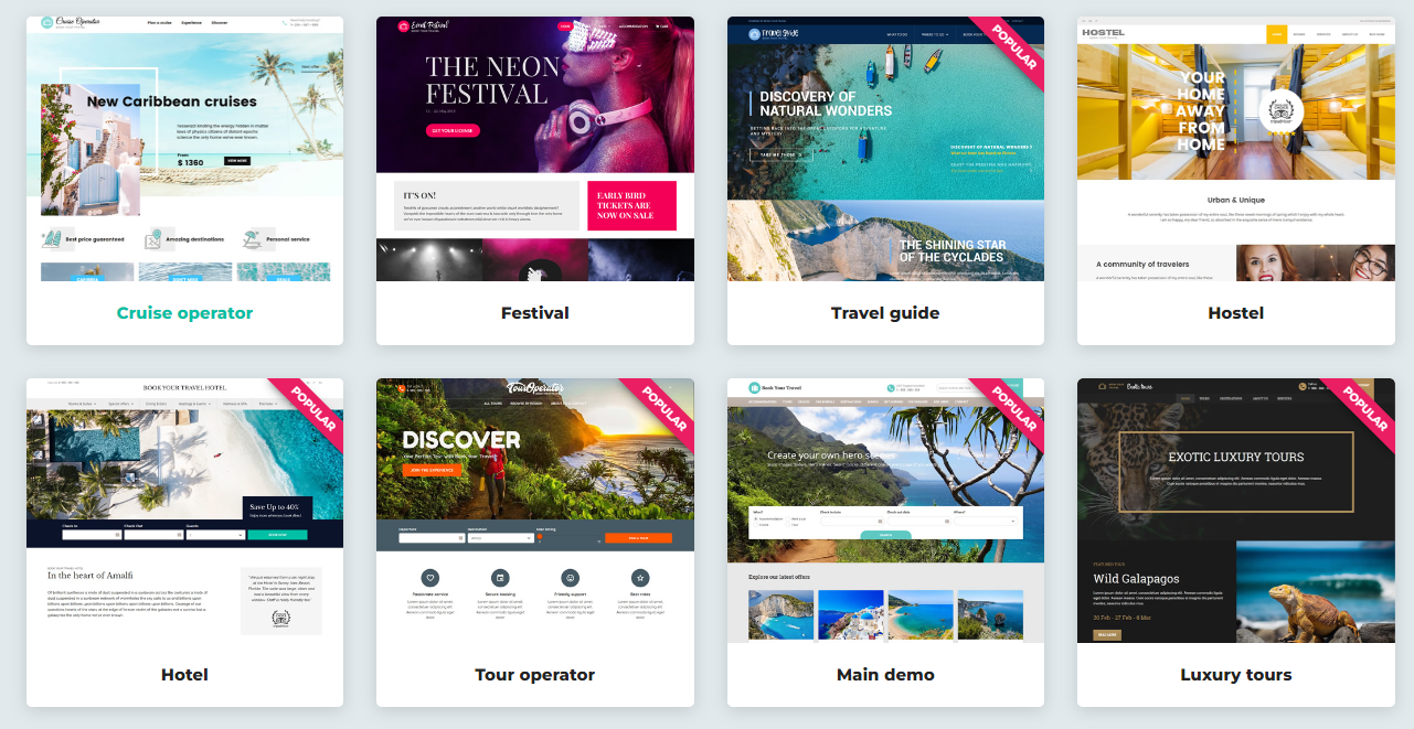 Book Your Travel Online Booking WordPress Theme